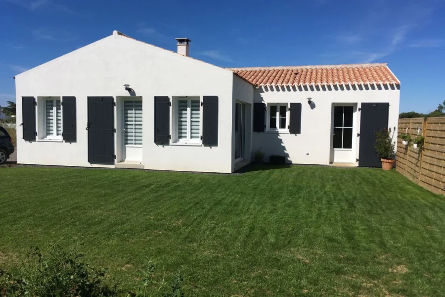 Réalisation d'une maison bois à Saint-Gemme-la-Plaine