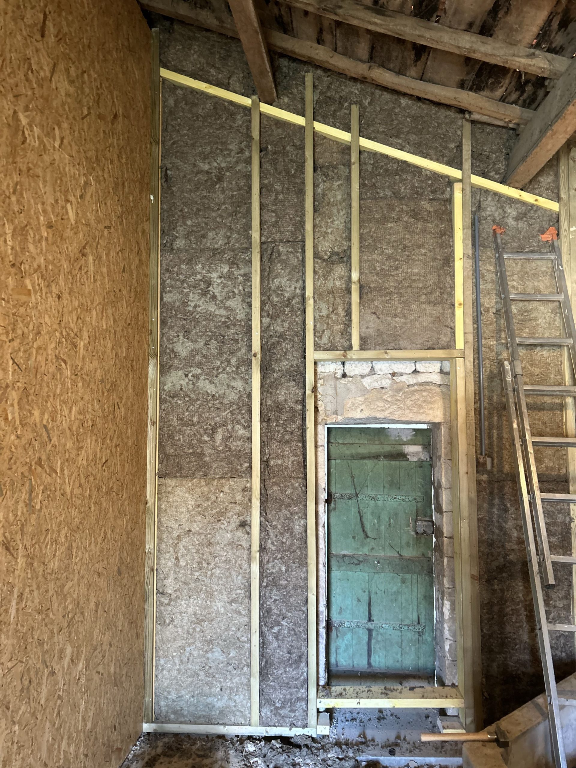 Isolation en garage , pour conserver l’espace intérieur 